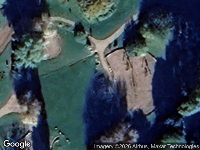 Satellitfoto af Naturlegepladsen v. Dronningemaen