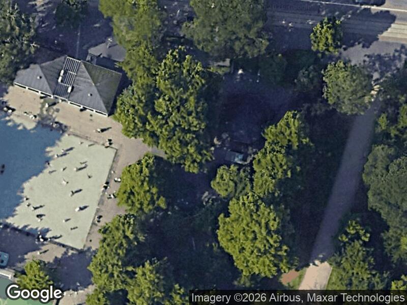 Satellitfoto af Legepladsen ved Lindevangsparken nr. 1