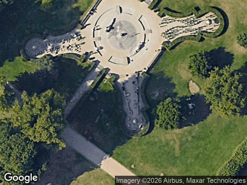 Satellitfoto af Legepladsen i Kongens Have