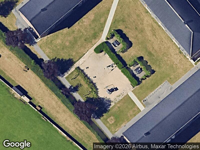 Satellitfoto af Legepladsen v. Rødegårdsvej