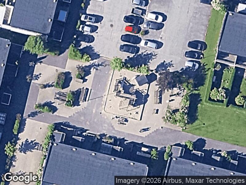 Satellitfoto af Magnolievangen