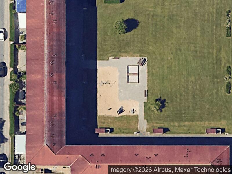 Satellitfoto af Legepladsen v. Jacob Hansens Vej