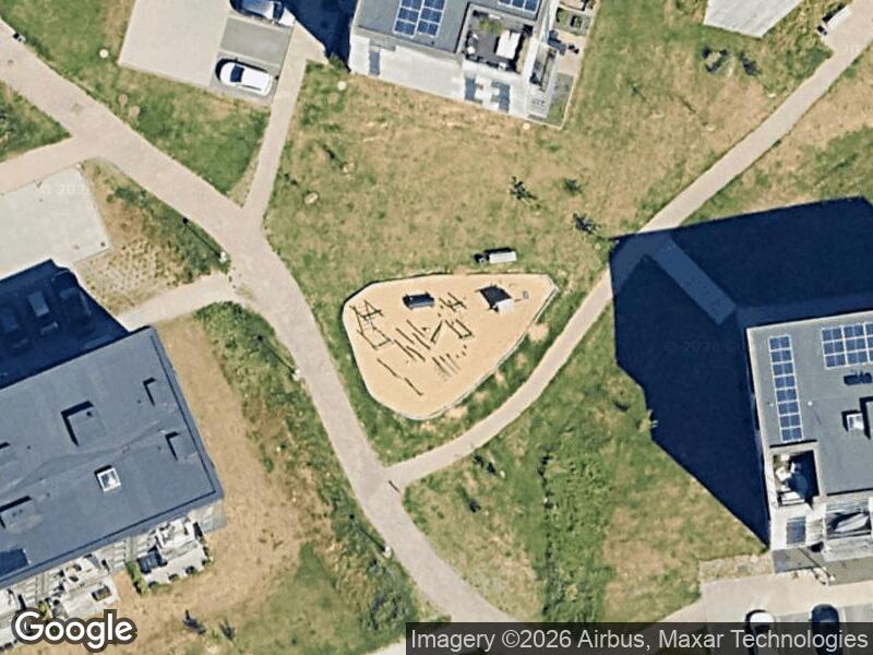 Satellitfoto af Legepladsen v. Borresøvej
