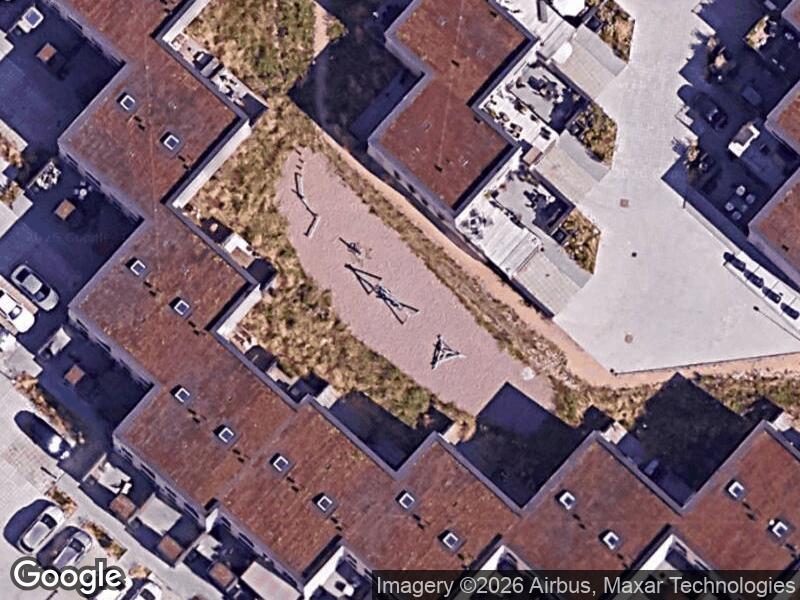 Satellitfoto af Legepladsen v. Karen Schacks Vej
