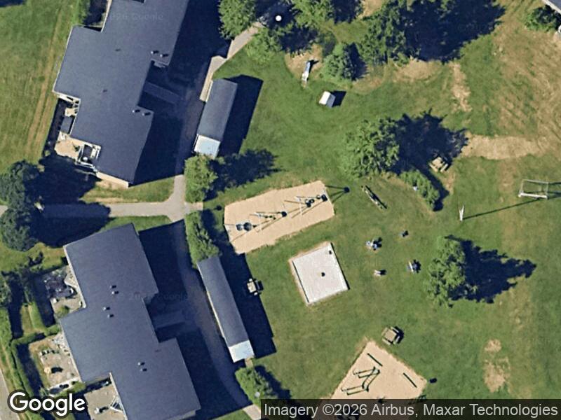 Satellitfoto af Legepladsen v. Hvenekildeløkken