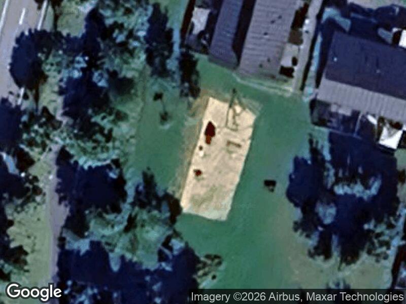 Satellitfoto af Legepladsen v. Hybenvej