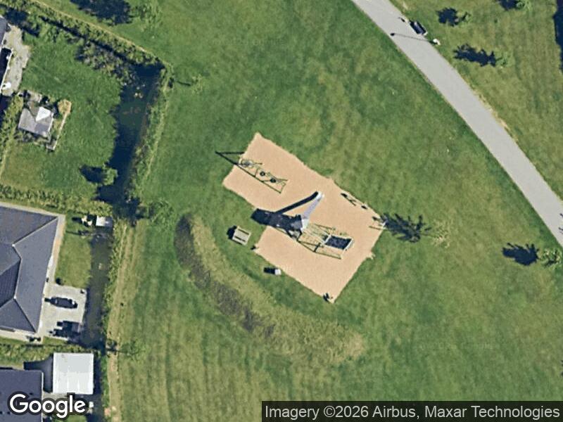 Satellitfoto af Legepladsen v. Østervænget