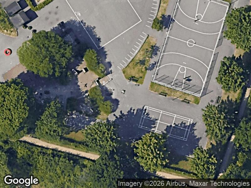 Satellitfoto af Legepladsen på Christianshavns Vold - Elefantens Bastion