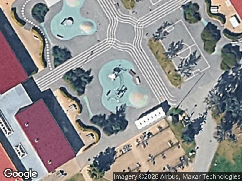Satellitfoto af Legepladsen v. Ansgarvej