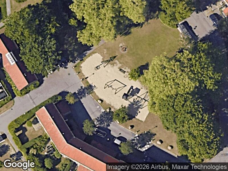 Satellitfoto af Legepladsen v. Branddamsvej