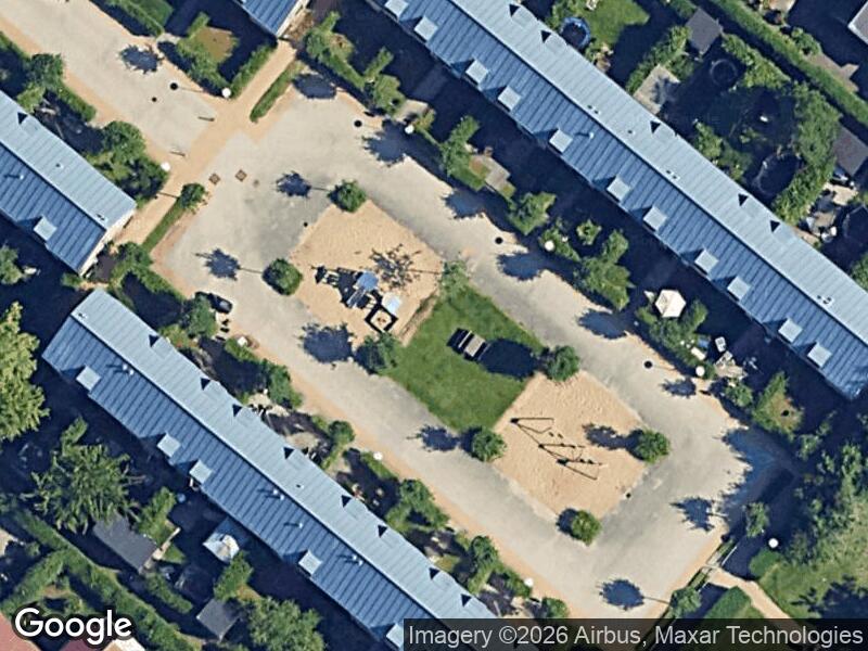 Satellitfoto af Legepladsen v. Havkærvænget