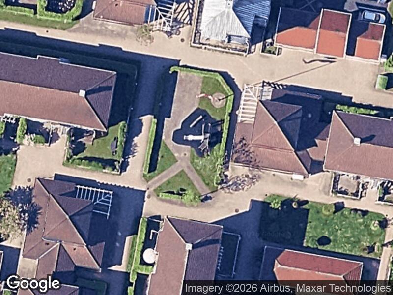 Satellitfoto af Legepladsen v. Nøddegården