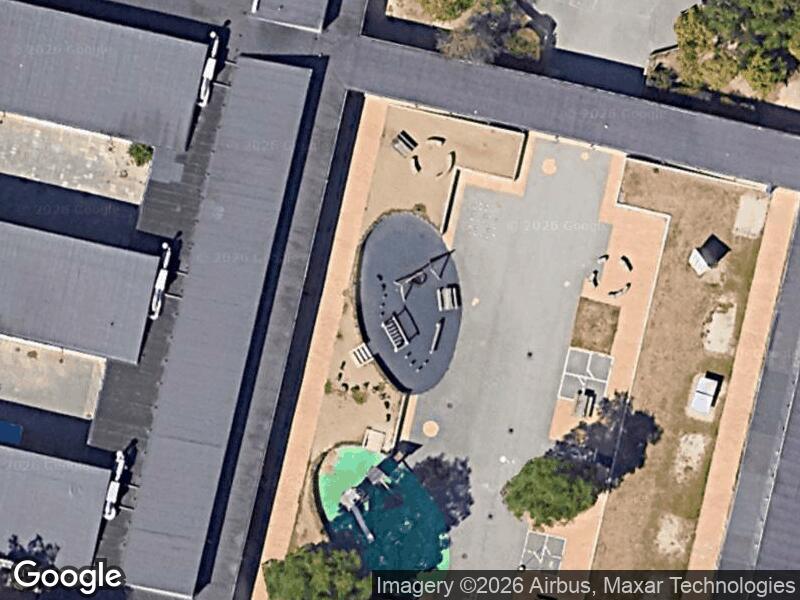 Satellitfoto af Legepladsen v. Ruten