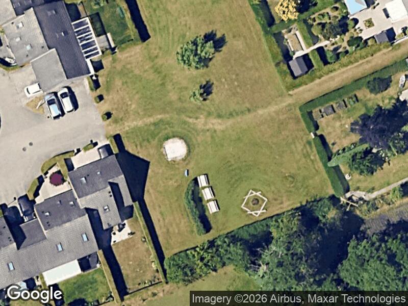 Satellitfoto af Legepladsen v. Broløkkevej