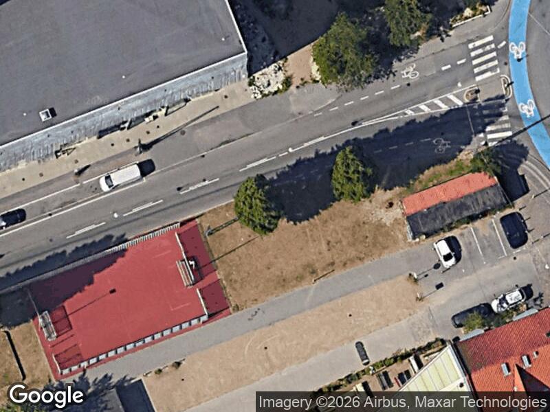 Satellitfoto af Aktivitetspladserne på Prags Boulevard