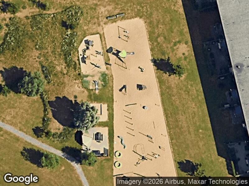 Satellitfoto af Legepladsen v. Magisterparken