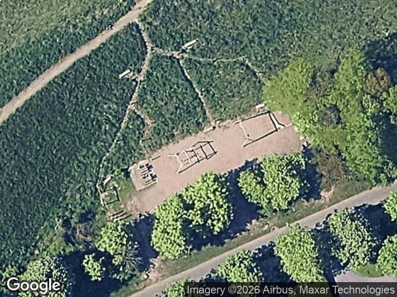 Satellitfoto af Legpladsen v. Vildtbaneparken