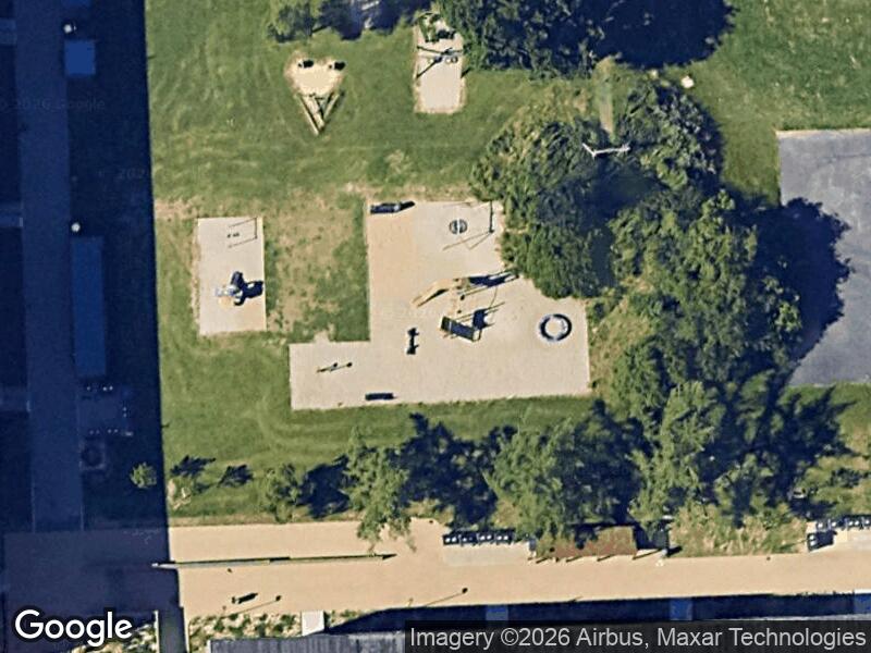 Satellitfoto af Legepladsen v. Lærkeparken