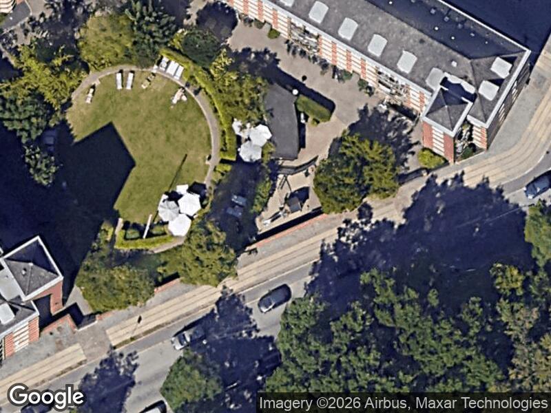 Satellitfoto af Legepladsen v. Sjællandsgade