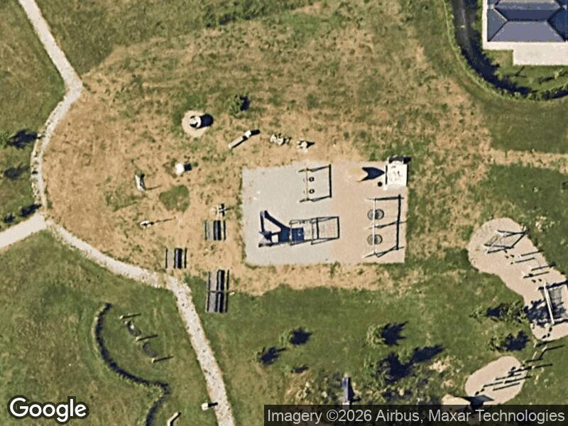 Satellitfoto af Legepladsen v. Utzons Allé