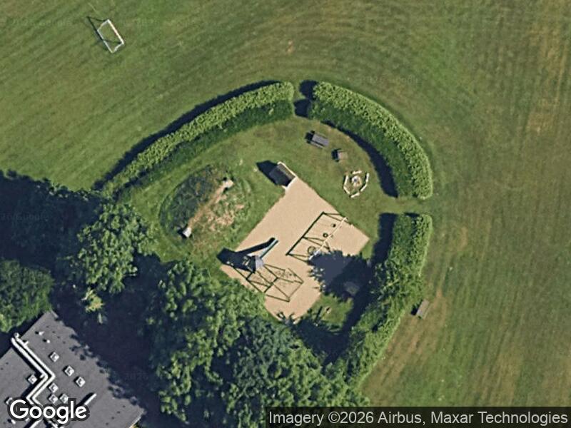 Satellitfoto af Legepladsen v. Stationsmestervej