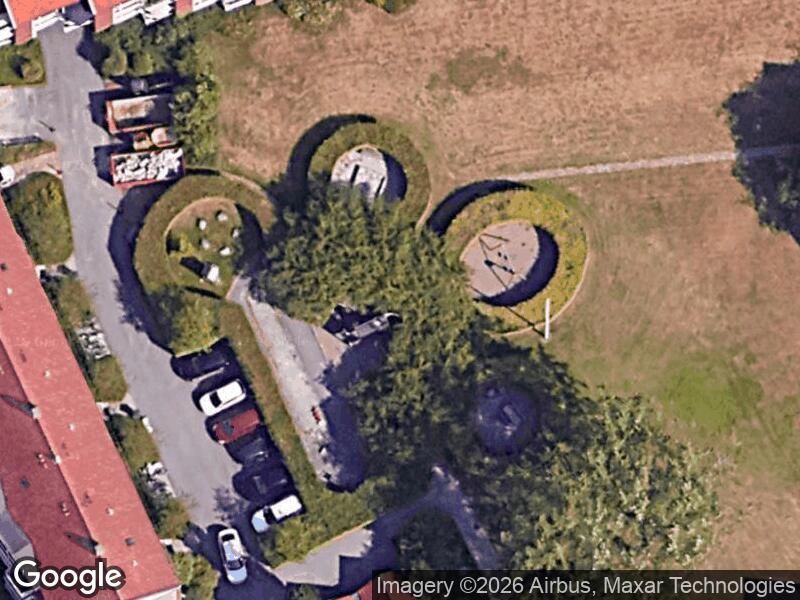 Satellitfoto af Legepladsen v. Lyngbygårdsvej