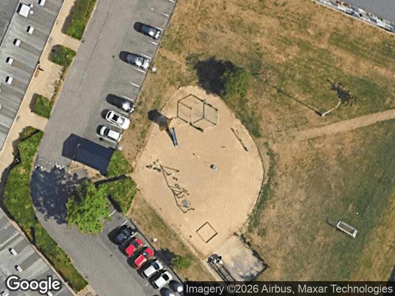 Satellitfoto af Legepladsen v. Dagnyvej