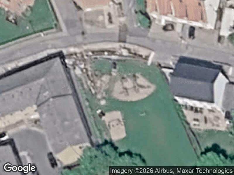 Satellitfoto af Pontoppidan legepladsen