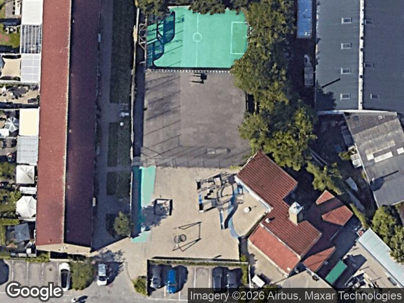 Satellitfoto af Legepladsen v. Lillemosevej