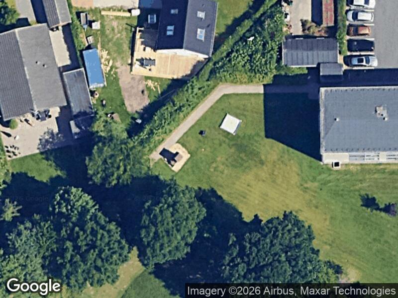 Satellitfoto af Legepladsen v. Damagervej