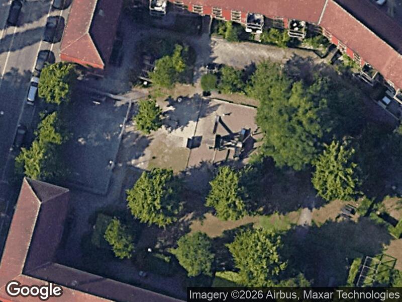 Satellitfoto af Legepladsen v. Bangertsgade