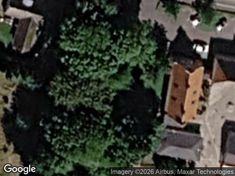 Satellitfoto af Børnehuset Evigglads legeplads
