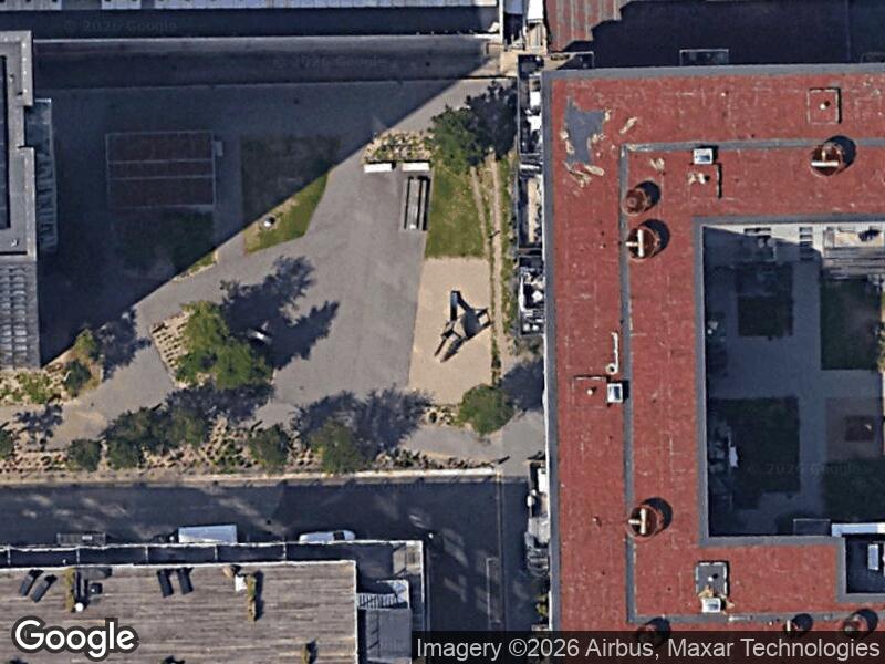 Satellitfoto af Legepladsen v. Krimsvej