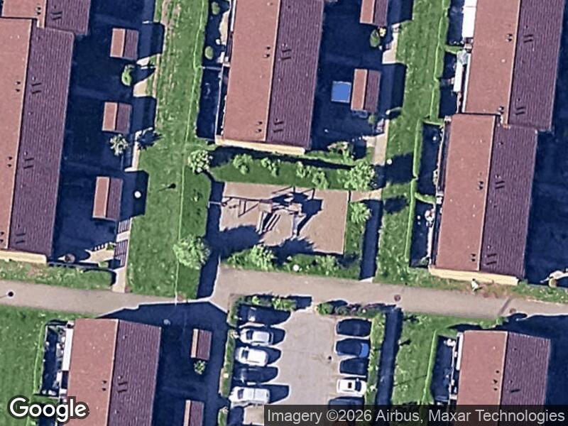 Satellitfoto af Grønnegården legeplads