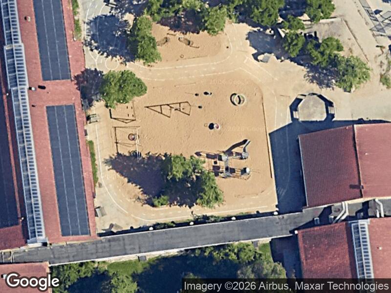 Satellitfoto af Legepladsen v. Tåstumvænget