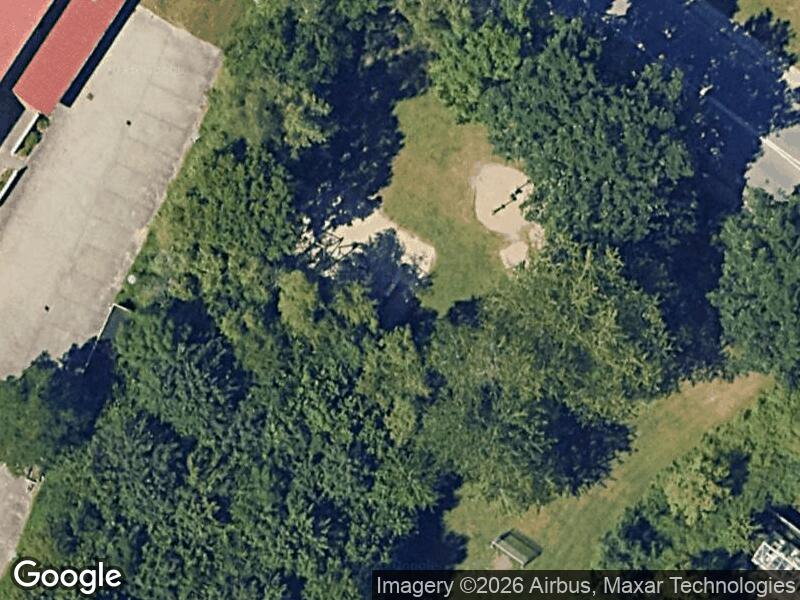 Satellitfoto af Legepladsen ved Dyrupgårds Allé / Thujavej