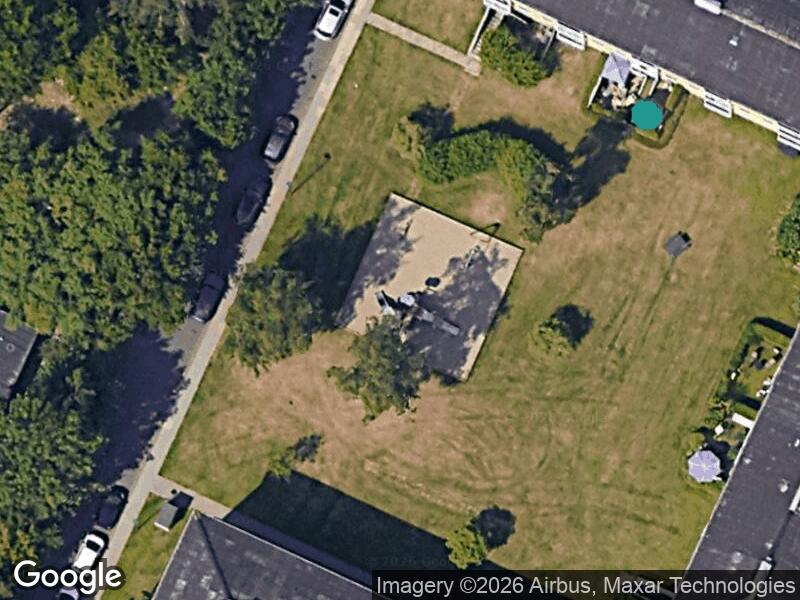 Satellitfoto af Legepladsen v. Blommestien
