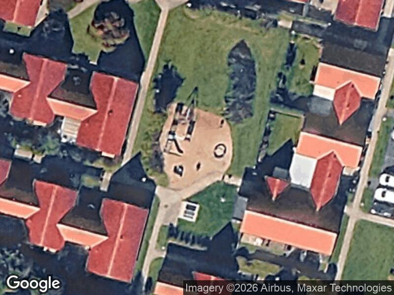 Satellitfoto af Legepladsen v. Ridderhatten