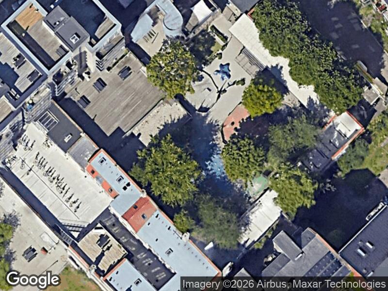 Satellitfoto af Legepladsen v. Rådmandsgade