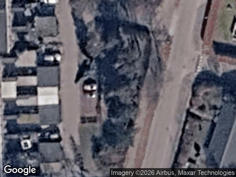 Satellitfoto af Legepladsen v. Eckersbergsvej