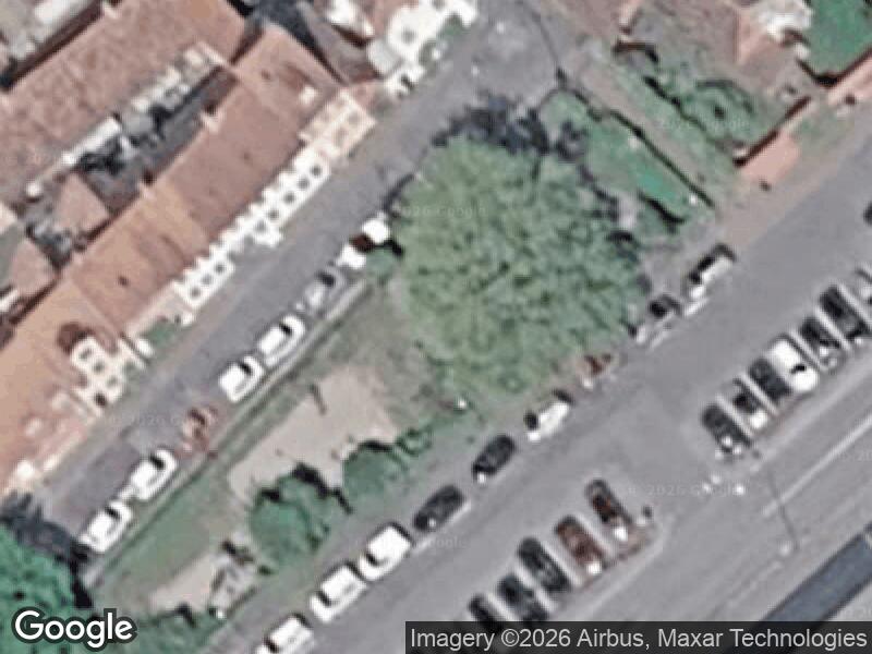 Satellitfoto af Legepladsen v. Strandgade
