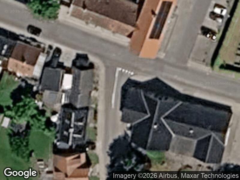 Satellitfoto af Grundfør Forsamlingshus
