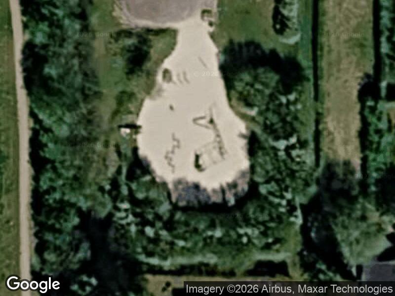 Satellitfoto af Legepladsen ved Viuf Søpark