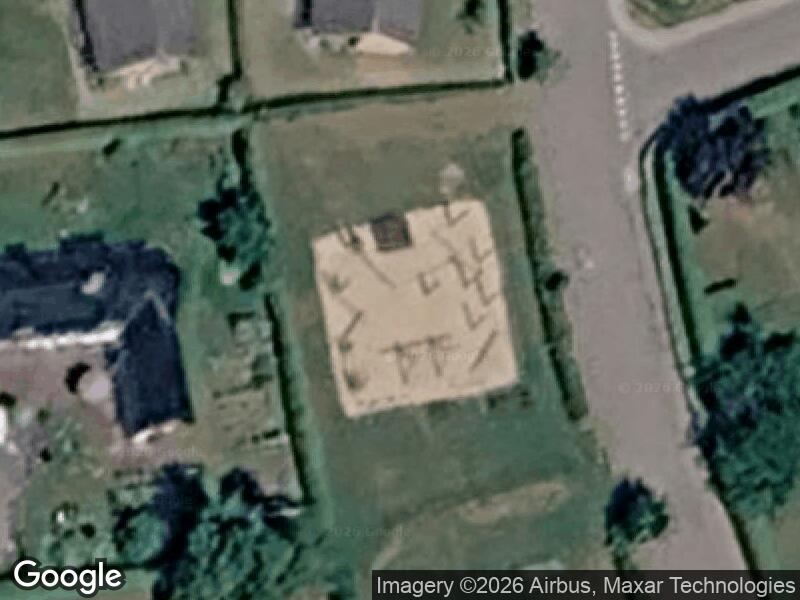 Satellitfoto af Legepladsen v. Hovgårdsvej