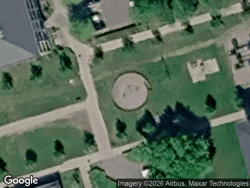 Satellitfoto af Legepladsen v. Gymnasievej