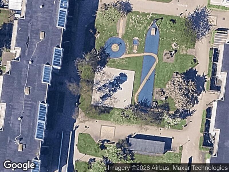 Satellitfoto af Legepladsen v. Hallingparken