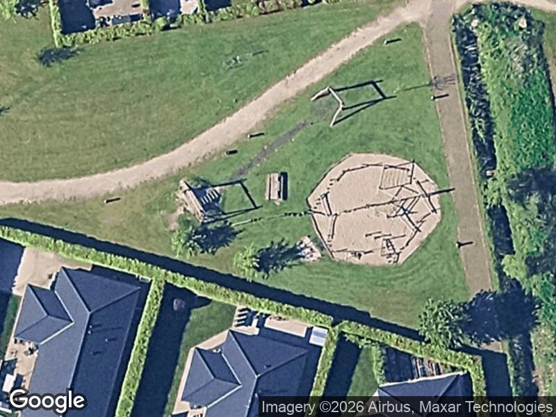 Satellitfoto af Legepladsen v. Møllemoseparken