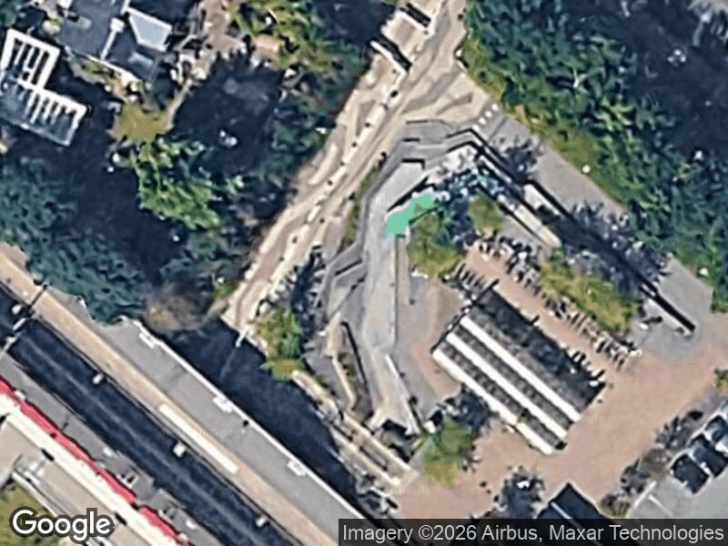 Satellitfoto af Legepladsen v. Måløv Stationsplads