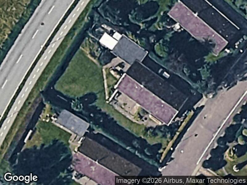Satellitfoto af Ved kirken