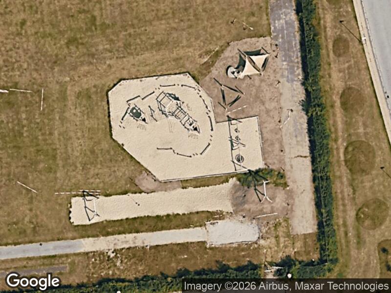 Satellitfoto af Legepladsen v. Ugandavej